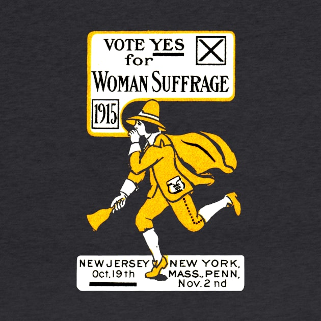 1915 Vote Yes on Womens Suffrage by historicimage